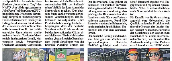 Kunella bringt Lausitzer Geschmack auch nach Polen